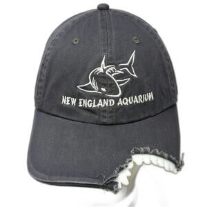 Royal Resortwear Baseball Cap Gray One Size Shark Bite Teeth Aquarium Ocean Hat